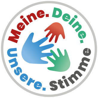 Quelle: Diakonie Freiburg Logo Meine Deine Unsere Stimme
